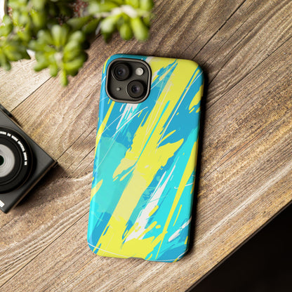Neon Surge – Tough Glossy iPhone Case