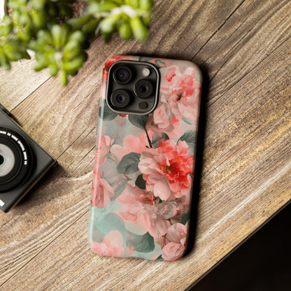 Sakura Drift – Tough Glossy iPhone Case