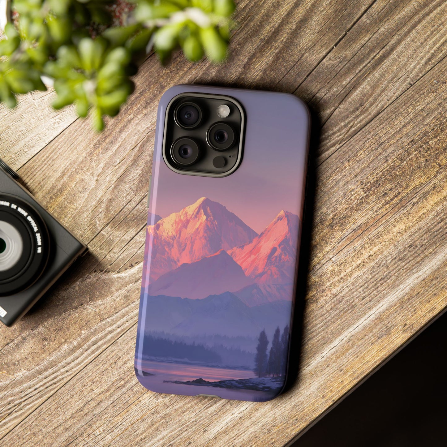 Crimson Peaks – Tough Glossy iPhone Case
