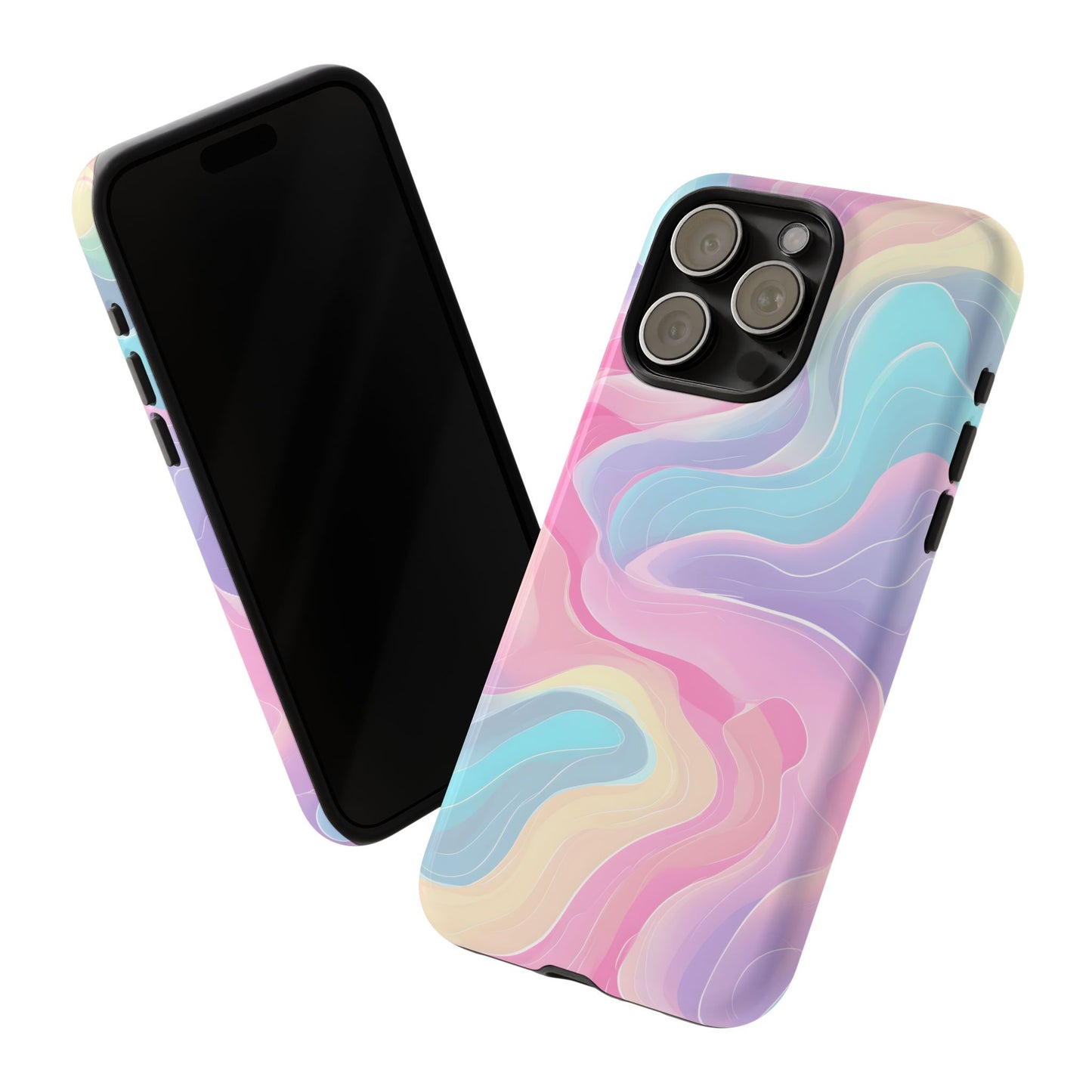 Pastel Mirage – Tough Glossy iPhone Case