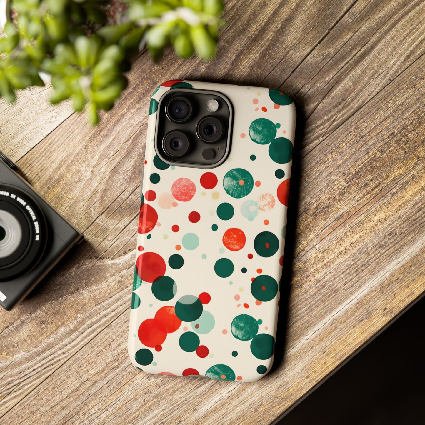 Holiday Confetti – Tough Glossy iPhone Case