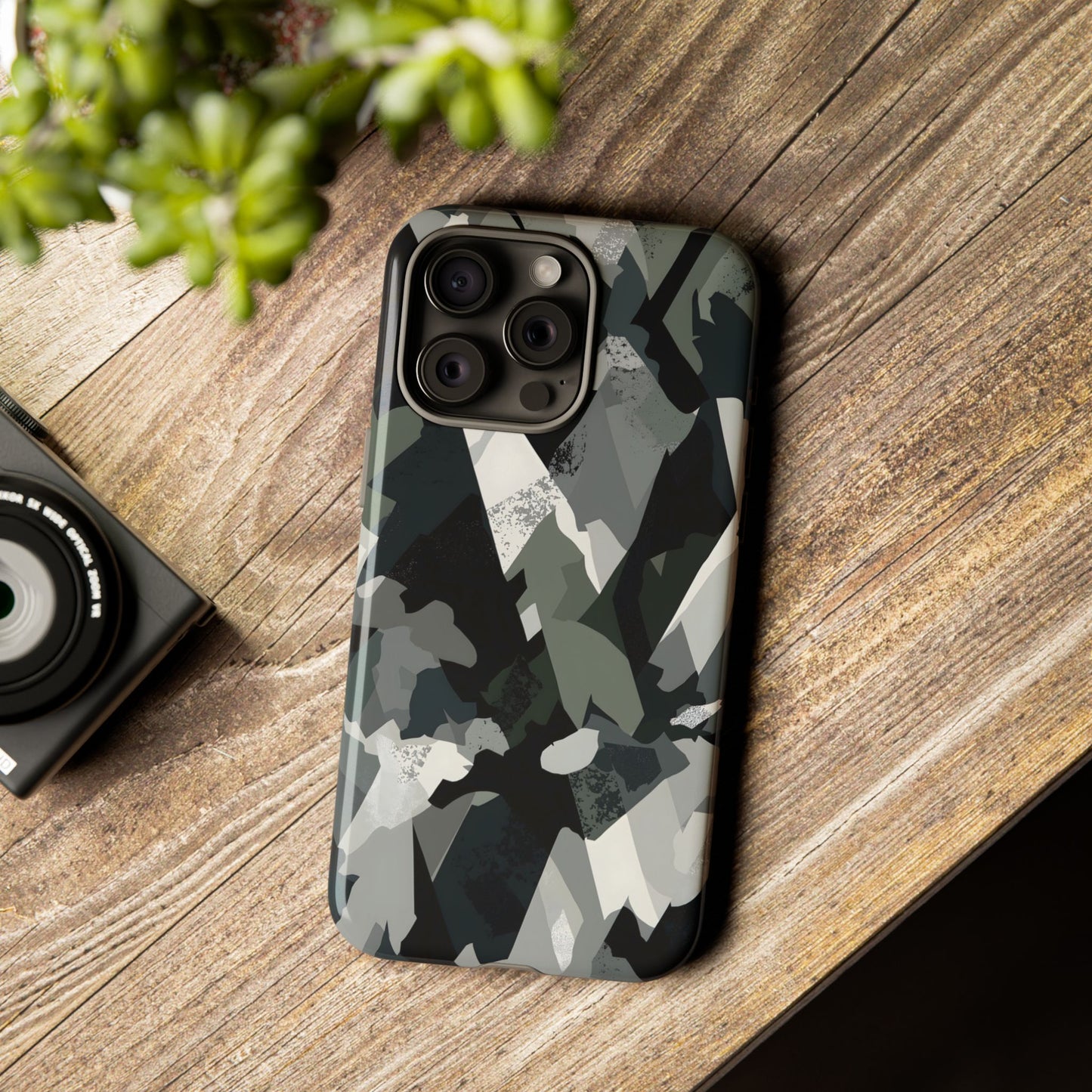 Urban Camo – Tough Glossy iPhone Case