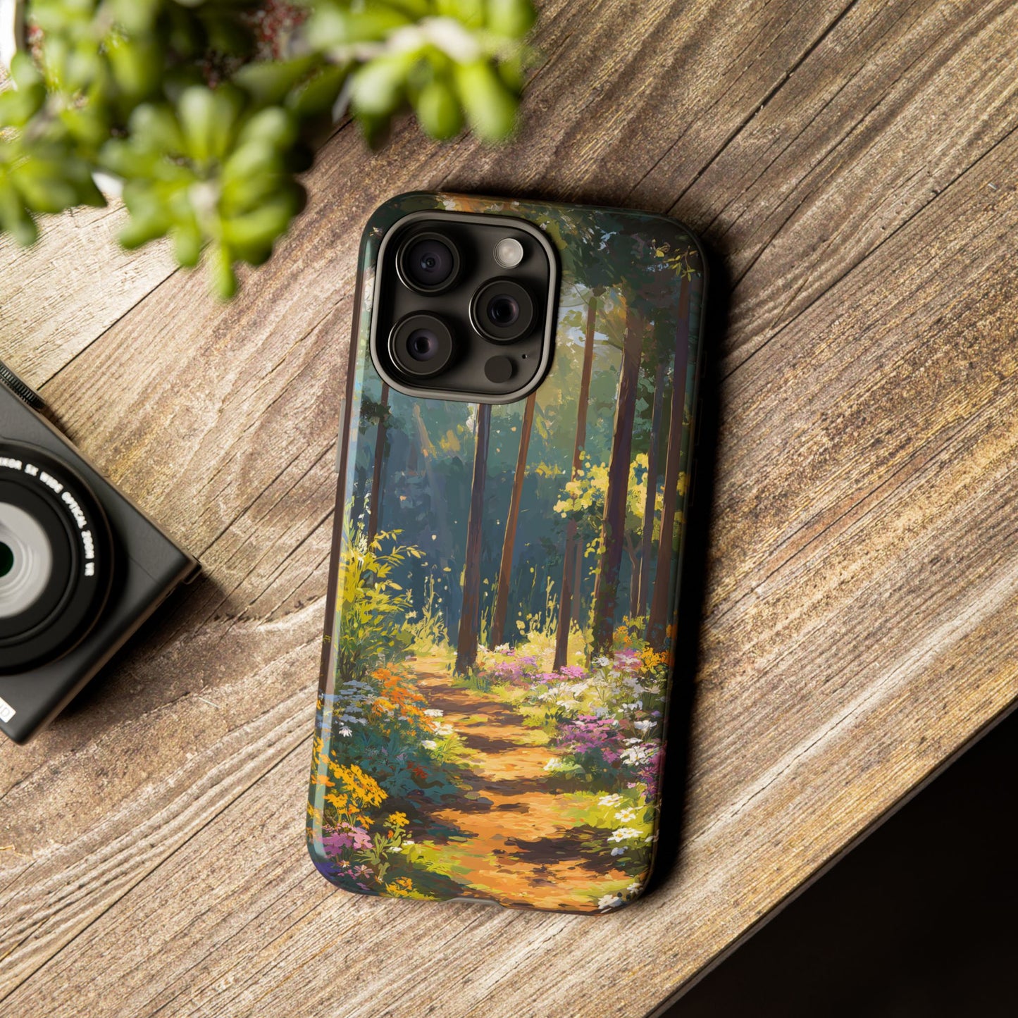 Enchanted Forest Path – Tough Glossy iPhone Case