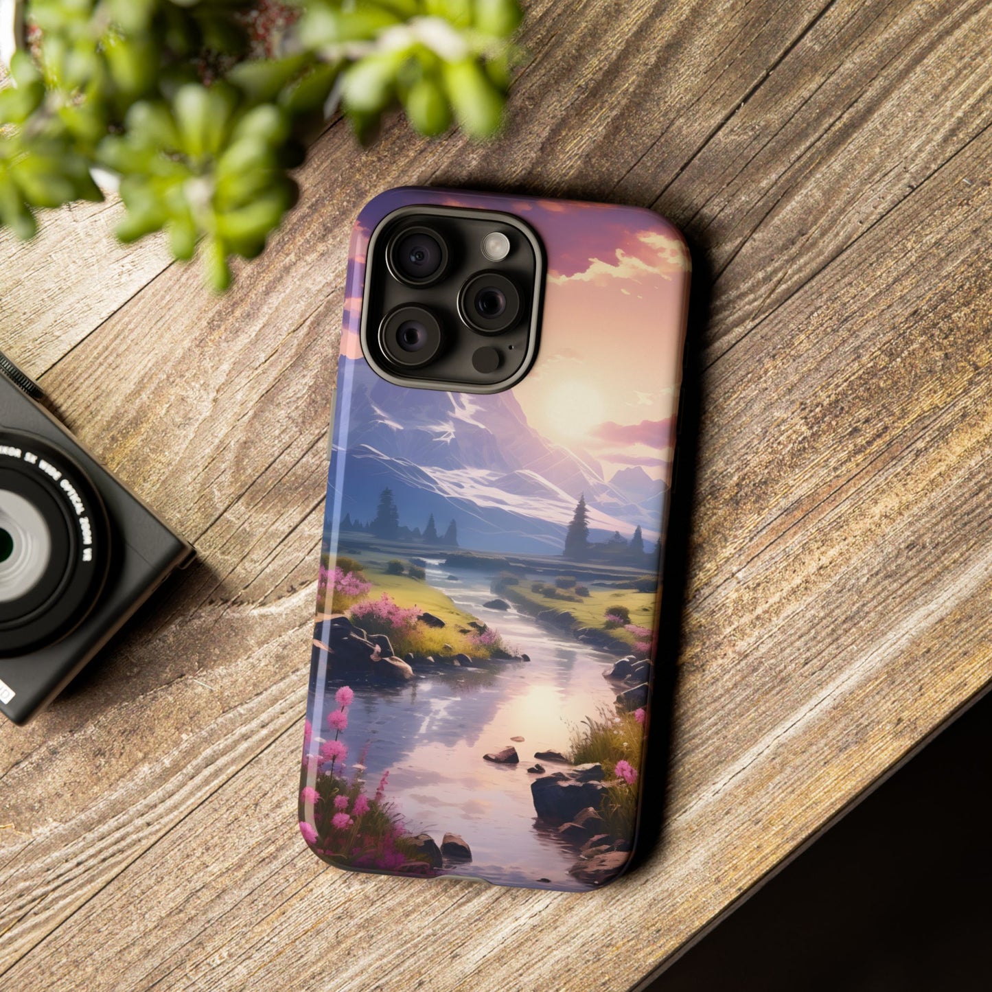 Alpine Dawn – Tough Glossy iPhone Case