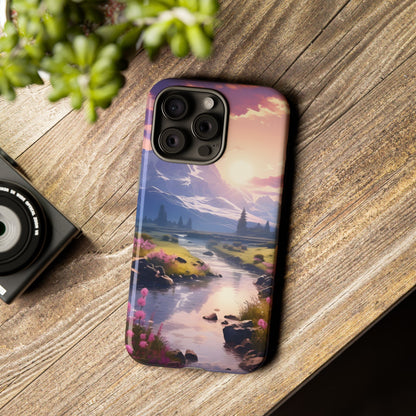 Alpine Dawn – Tough Glossy iPhone Case