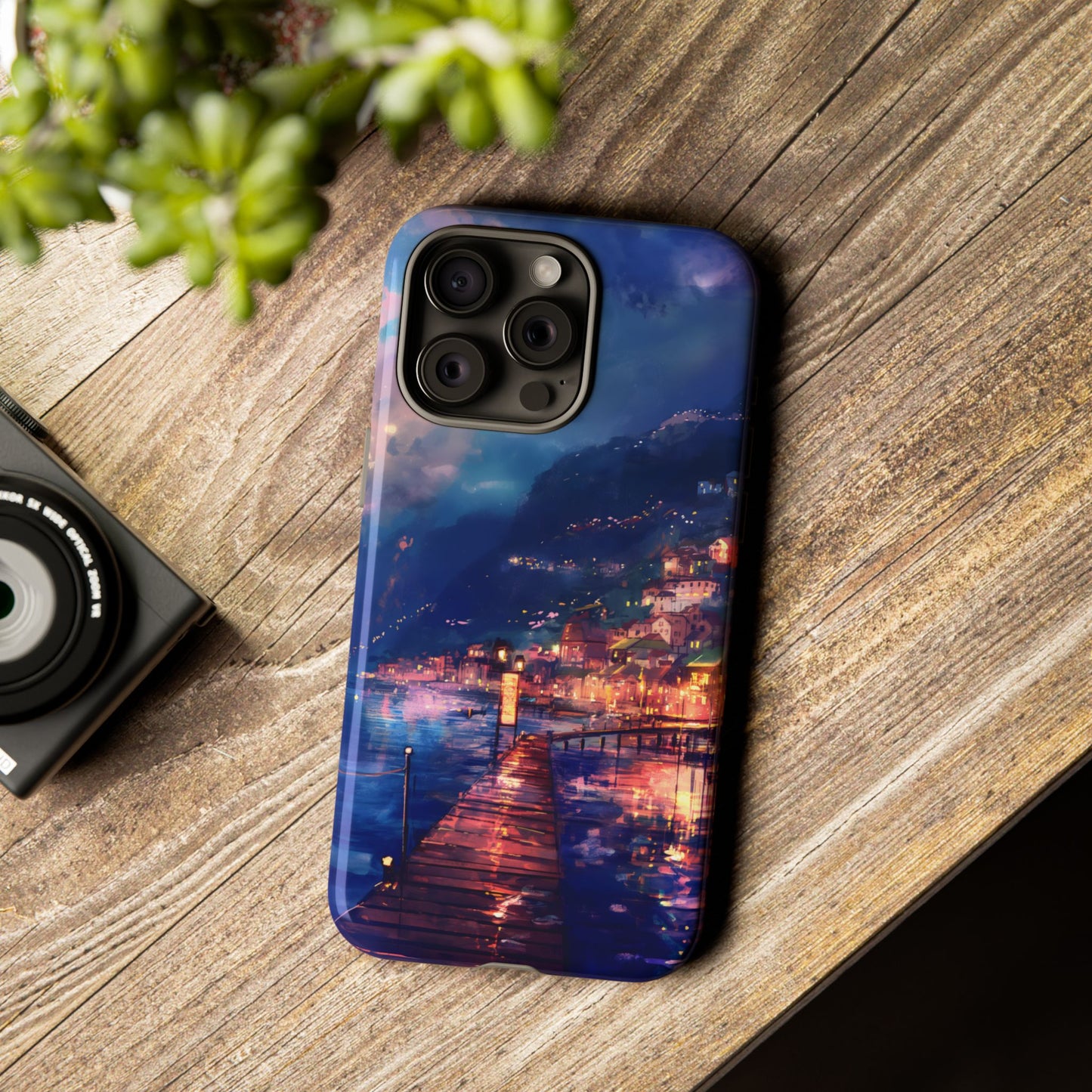 Twilight Harbor – Tough Glossy iPhone Case