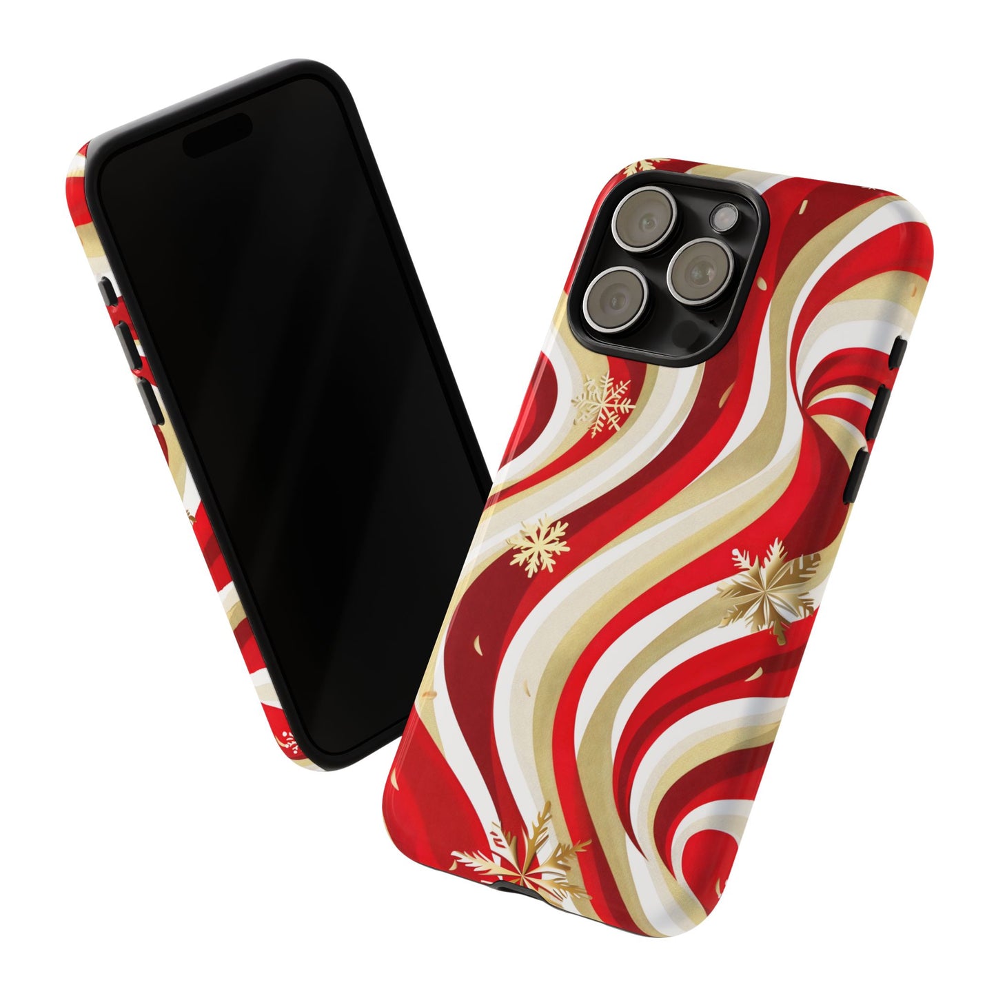 Peppermint Waves – Tough Glossy iPhone Case
