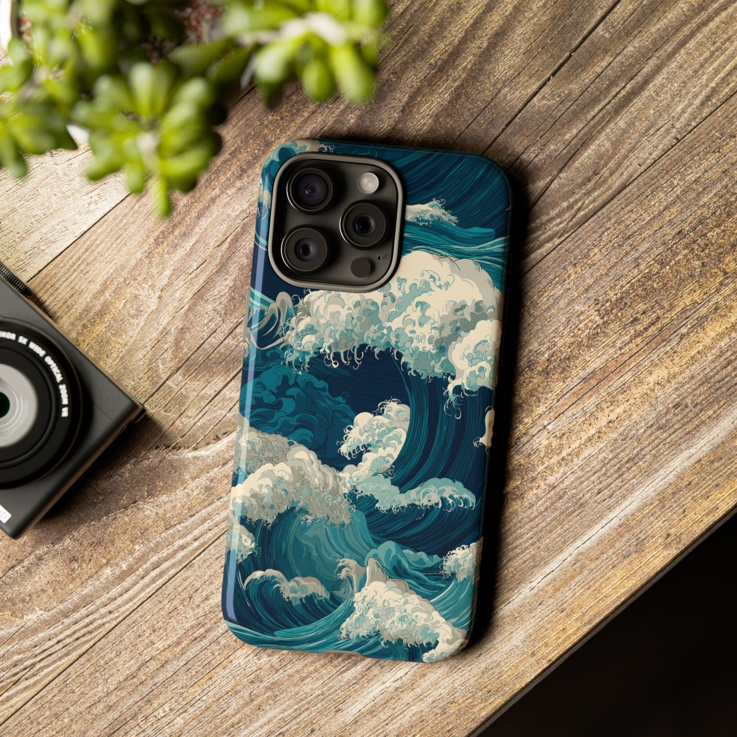 Eternal Waves – Tough Glossy iPhone Case