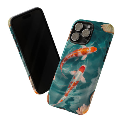 Tranquil Koi Pond – Tough Glossy iPhone Case