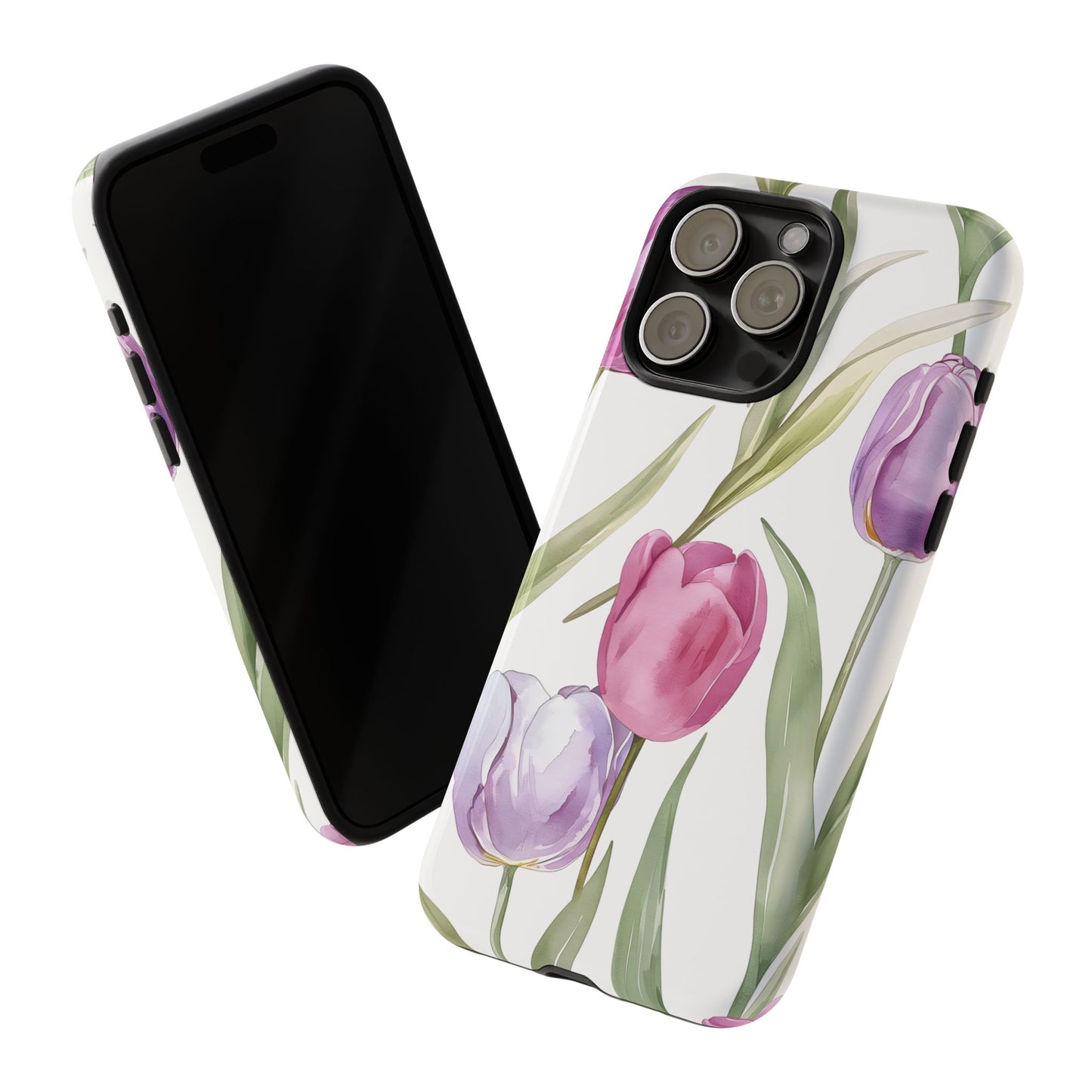 Tulip Serenade – Tough Glossy iPhone Case