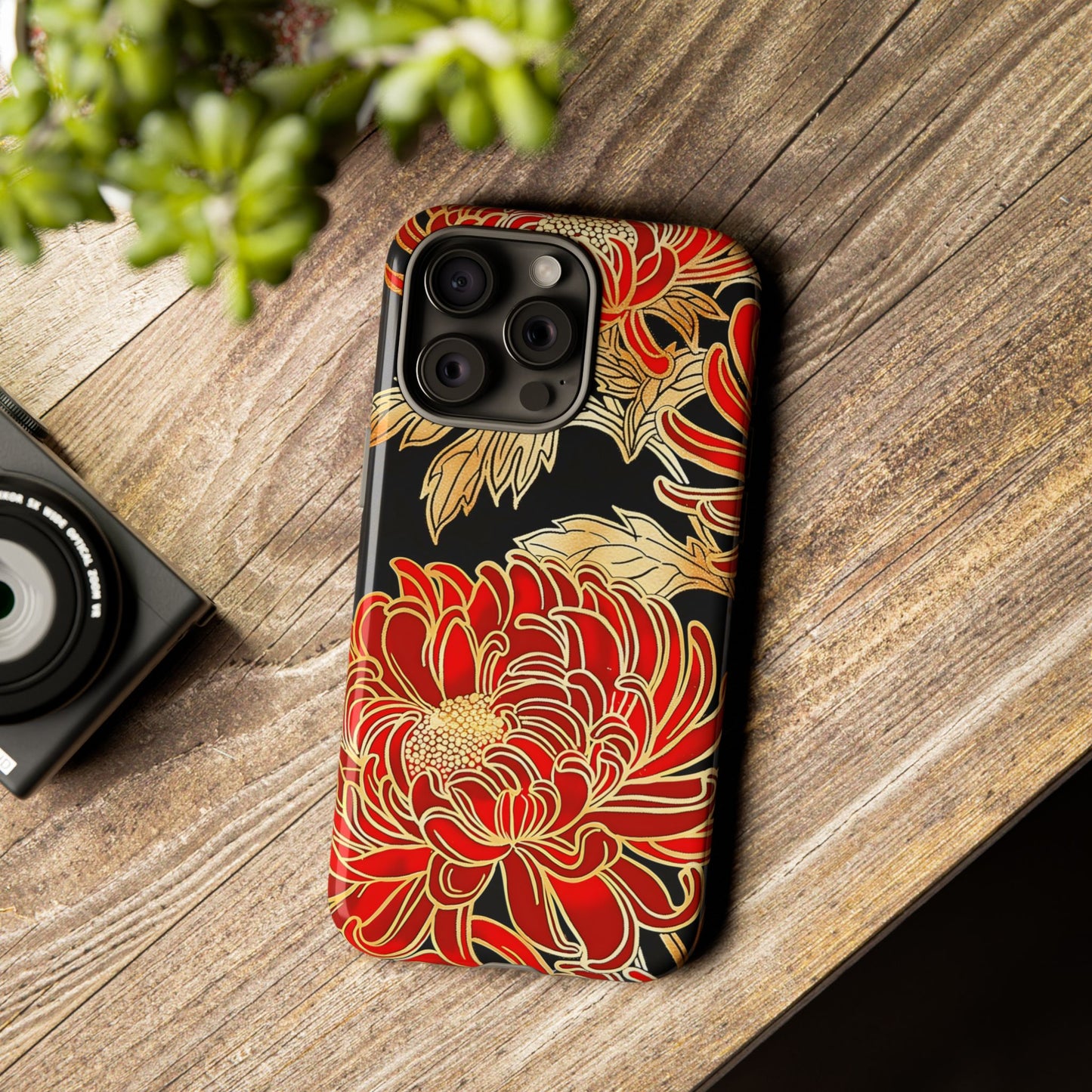 Ember Petals – Tough Glossy iPhone Case
