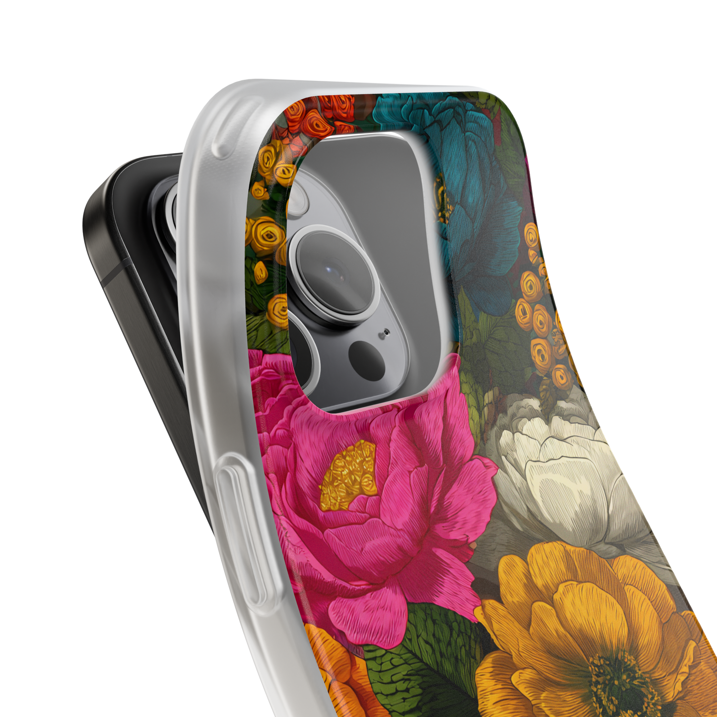 Midnight Bloom - Flexi iPhone Case