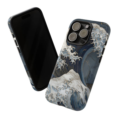 Golden Wave – Tough Glossy iPhone Case