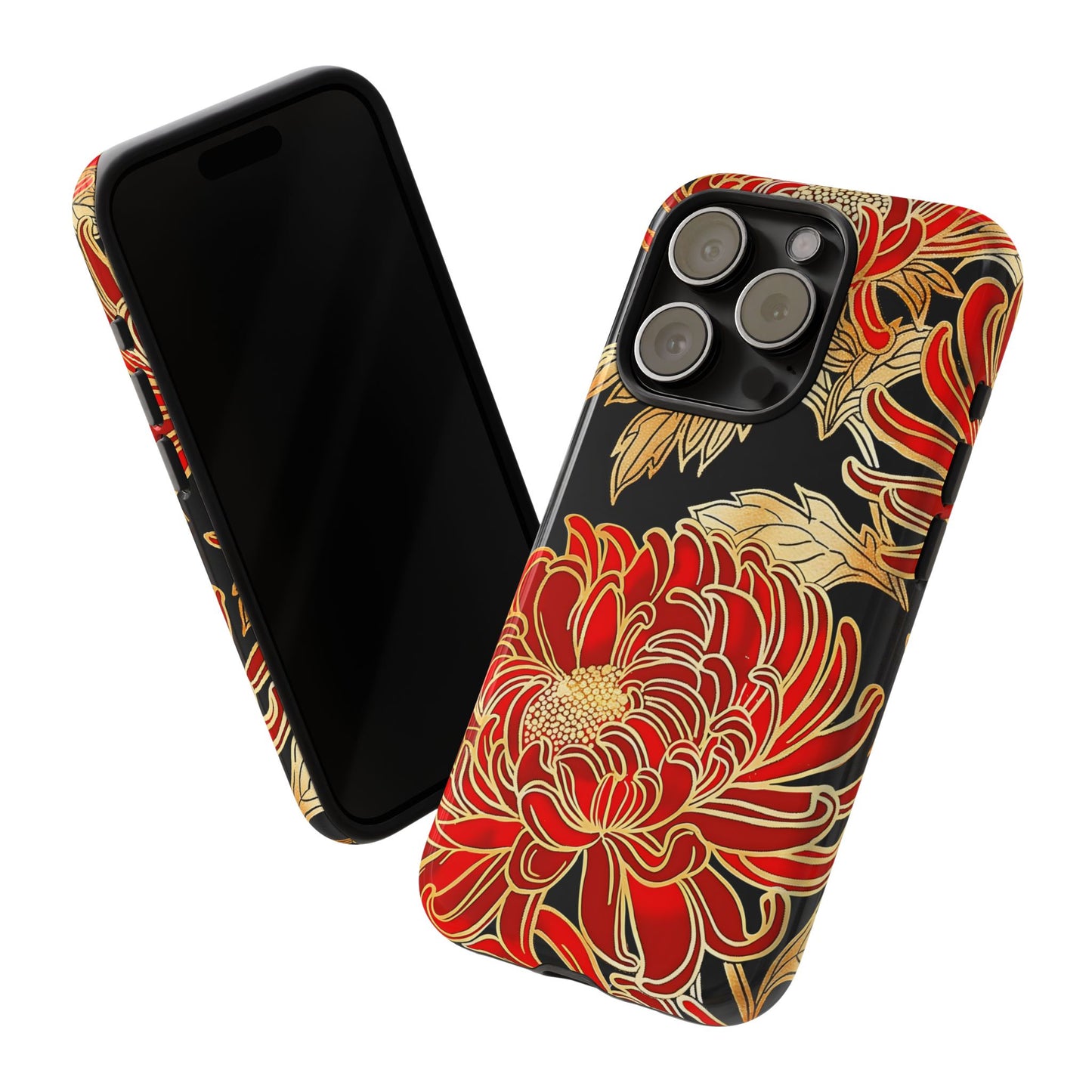 Ember Petals – Tough Glossy iPhone Case