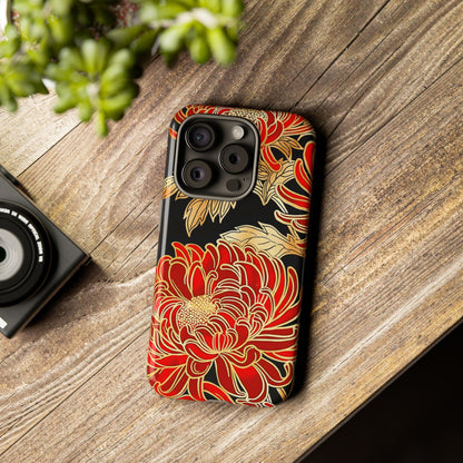 Ember Petals – Tough Glossy iPhone Case