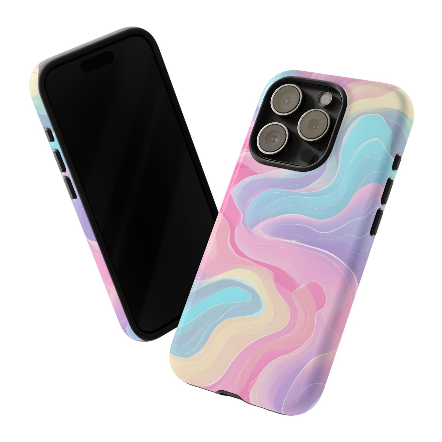 Pastel Mirage – Tough Glossy iPhone Case