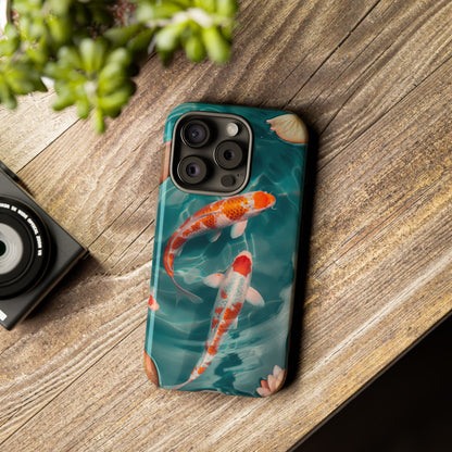 Tranquil Koi Pond – Tough Glossy iPhone Case
