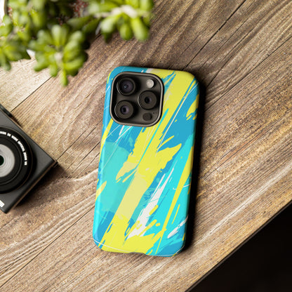 Neon Surge – Tough Glossy iPhone Case