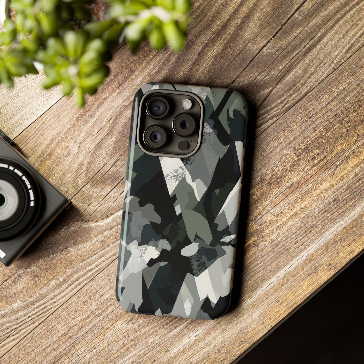 Urban Camo – Tough Glossy iPhone Case