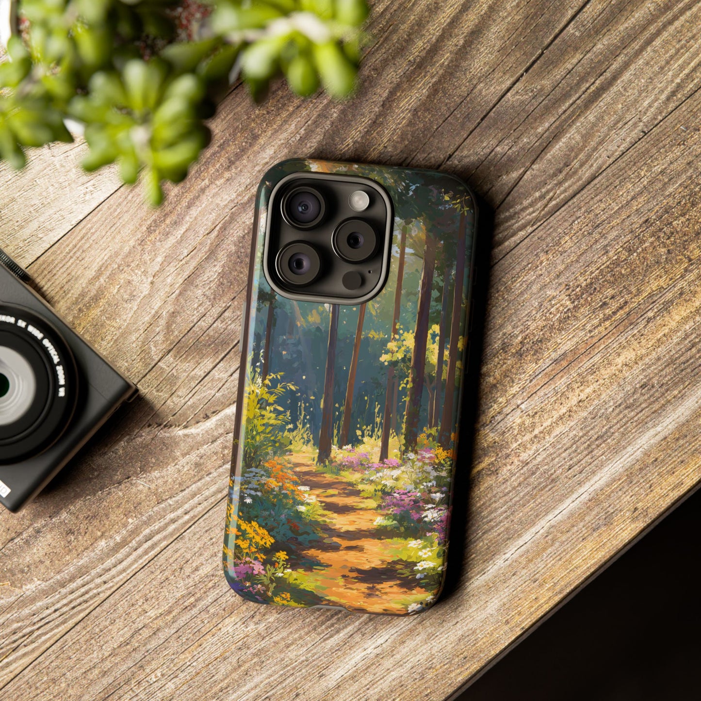 Enchanted Forest Path – Tough Glossy iPhone Case
