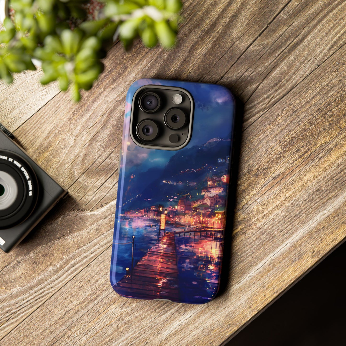 Twilight Harbor – Tough Glossy iPhone Case