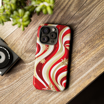 Peppermint Waves – Tough Glossy iPhone Case