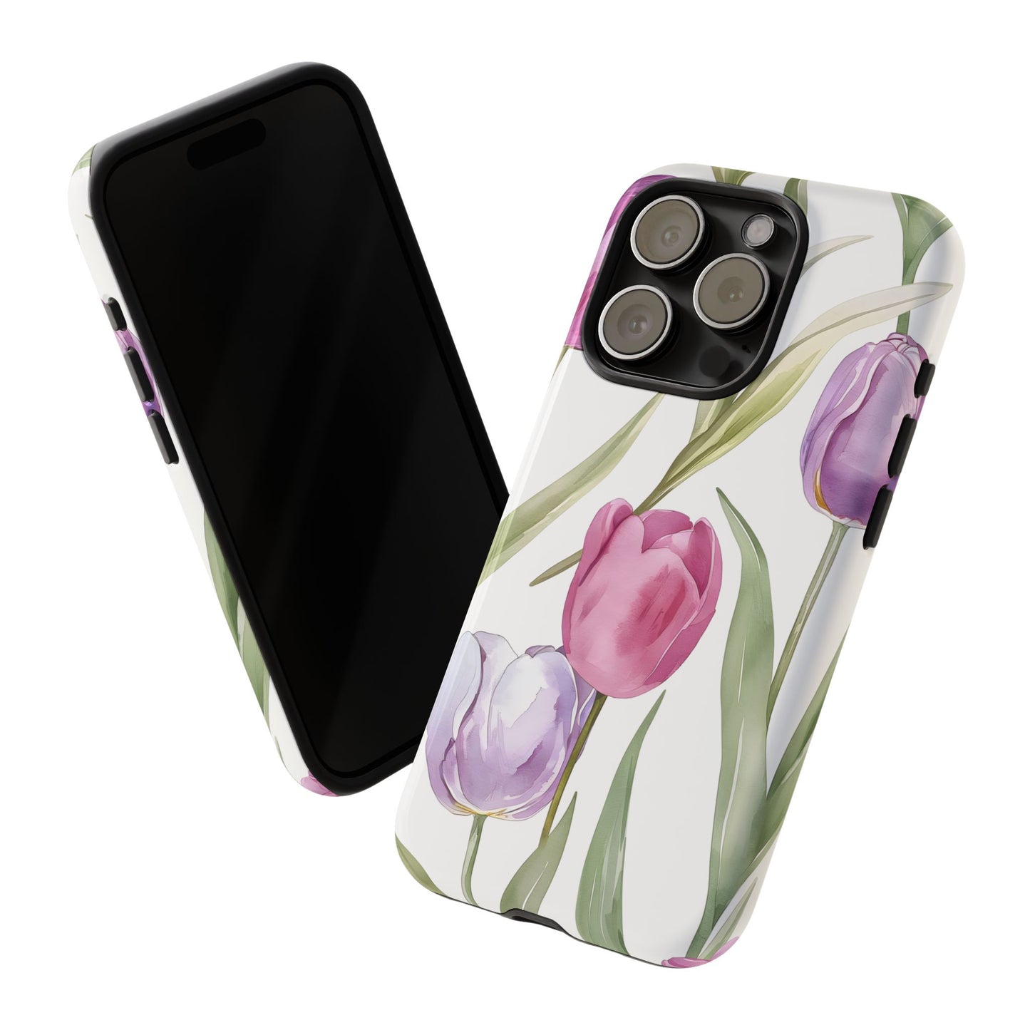 Tulip Serenade – Tough Glossy iPhone Case