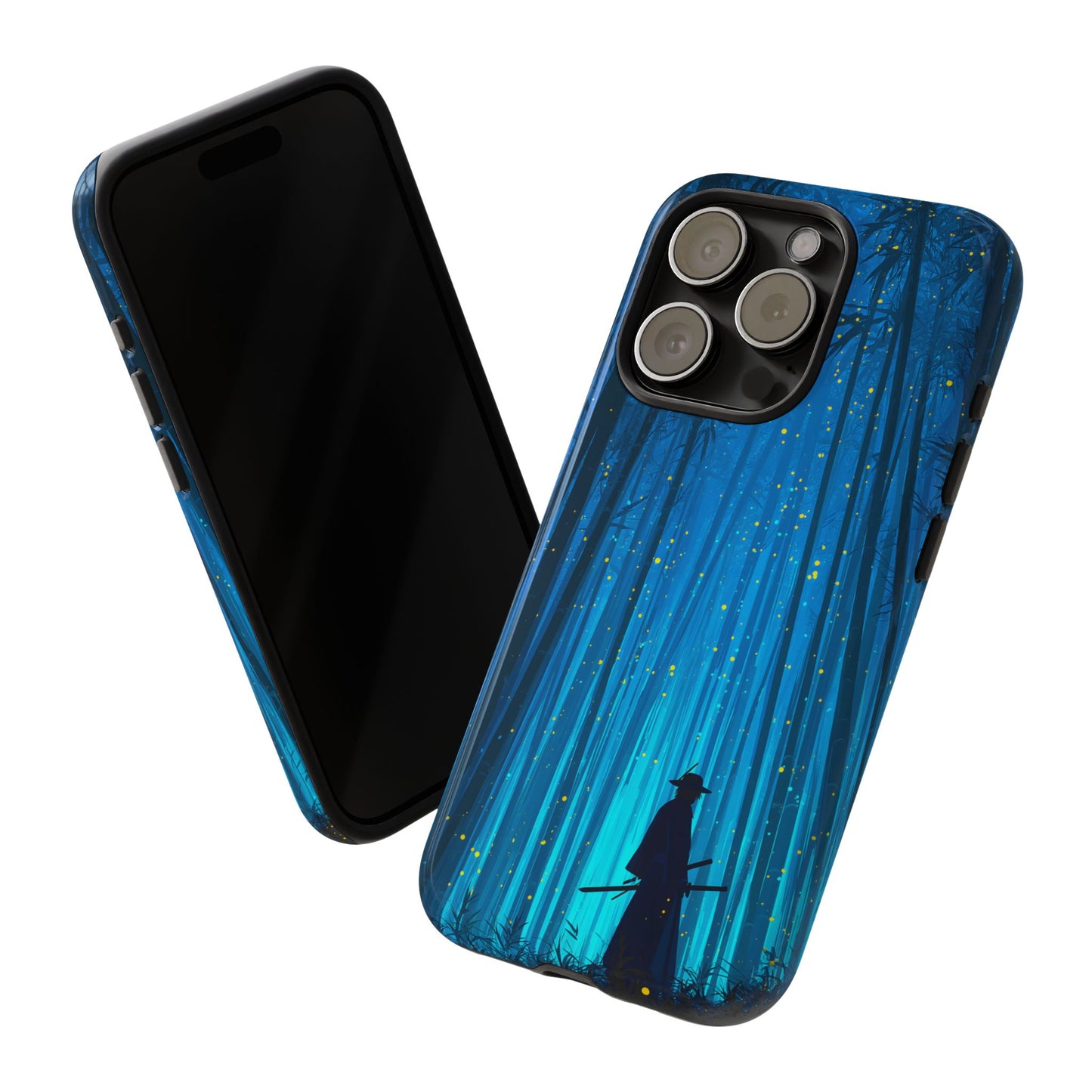 Shadowed Bamboo Sentinel – Tough Glossy iPhone Case