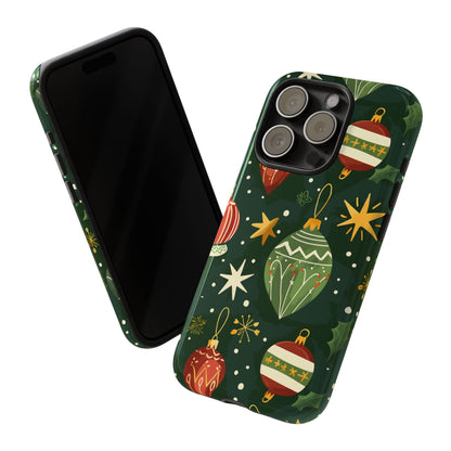 Evergreen Ornament Magic – Tough Glossy iPhone Case