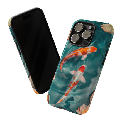 Tranquil Koi Pond – Tough Glossy iPhone Case