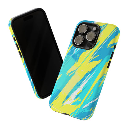 Neon Surge – Tough Glossy iPhone Case