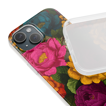 Midnight Bloom - Flexi iPhone Case