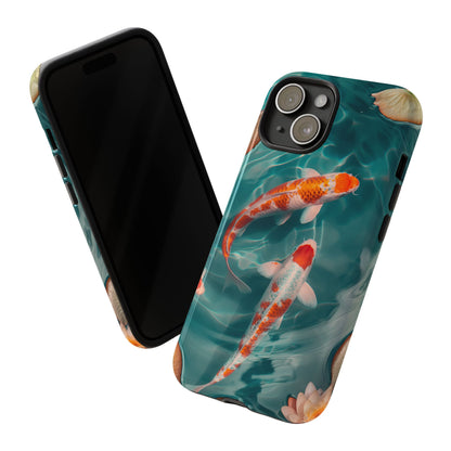 Tranquil Koi Pond – Tough Glossy iPhone Case