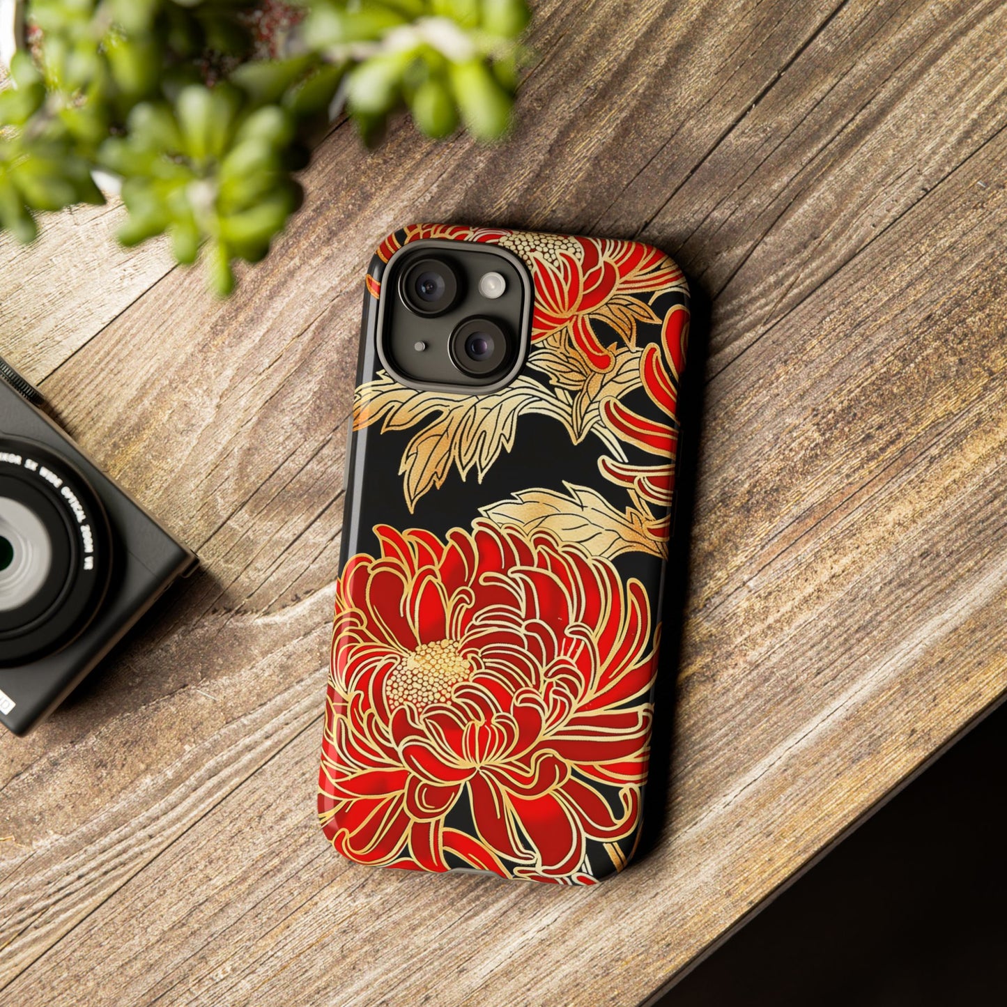 Ember Petals – Tough Glossy iPhone Case