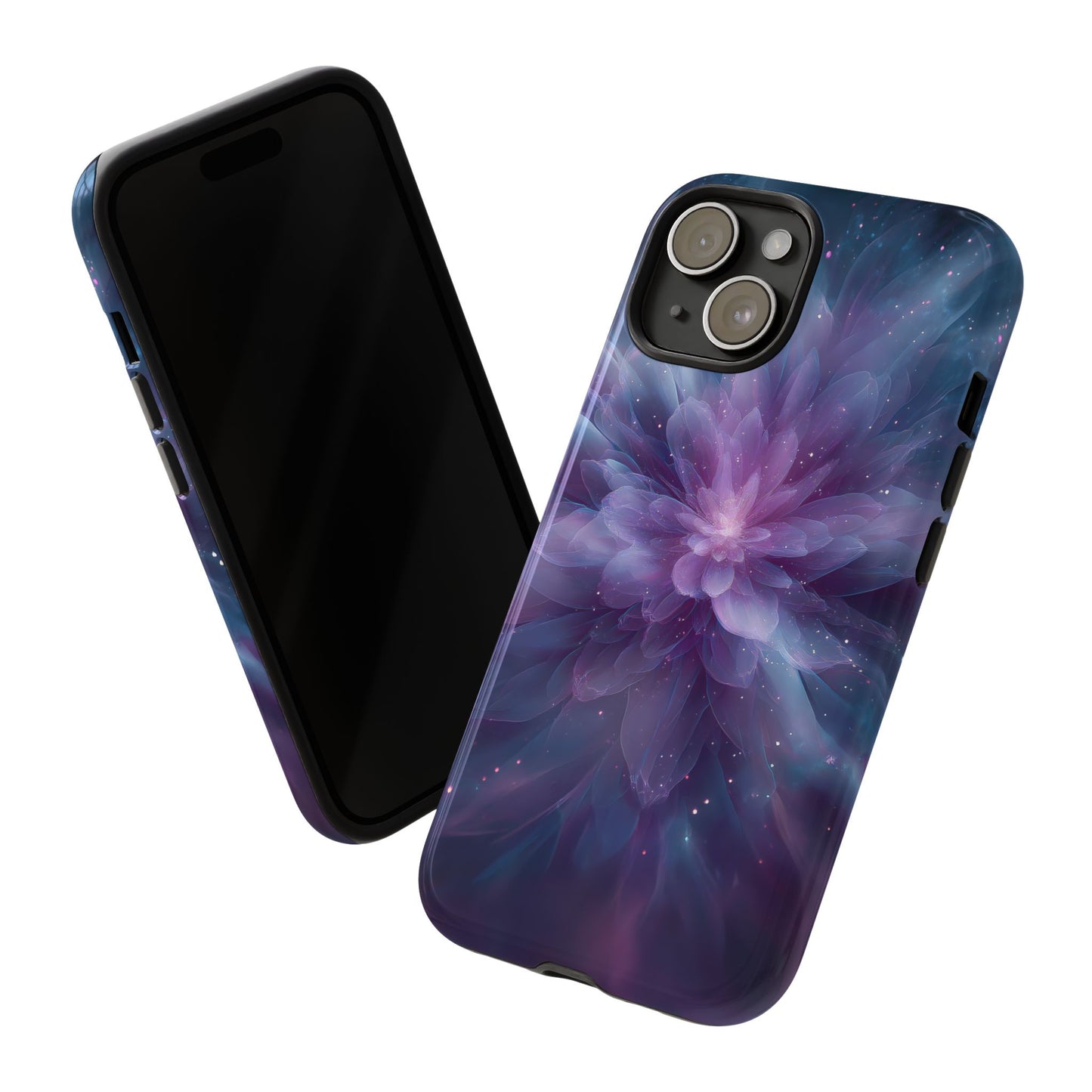 Celestial Bloom – Tough Glossy iPhone Case