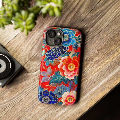 Oriental Blossom – Tough Glossy iPhone Case