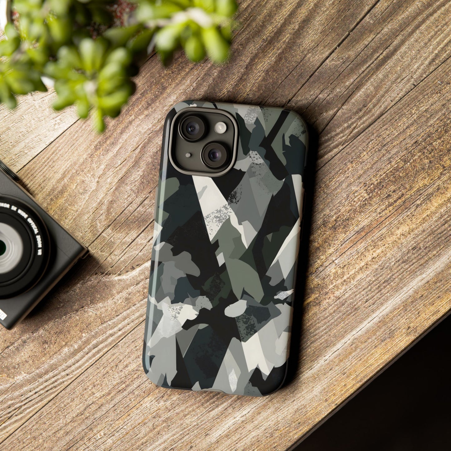 Urban Camo – Tough Glossy iPhone Case