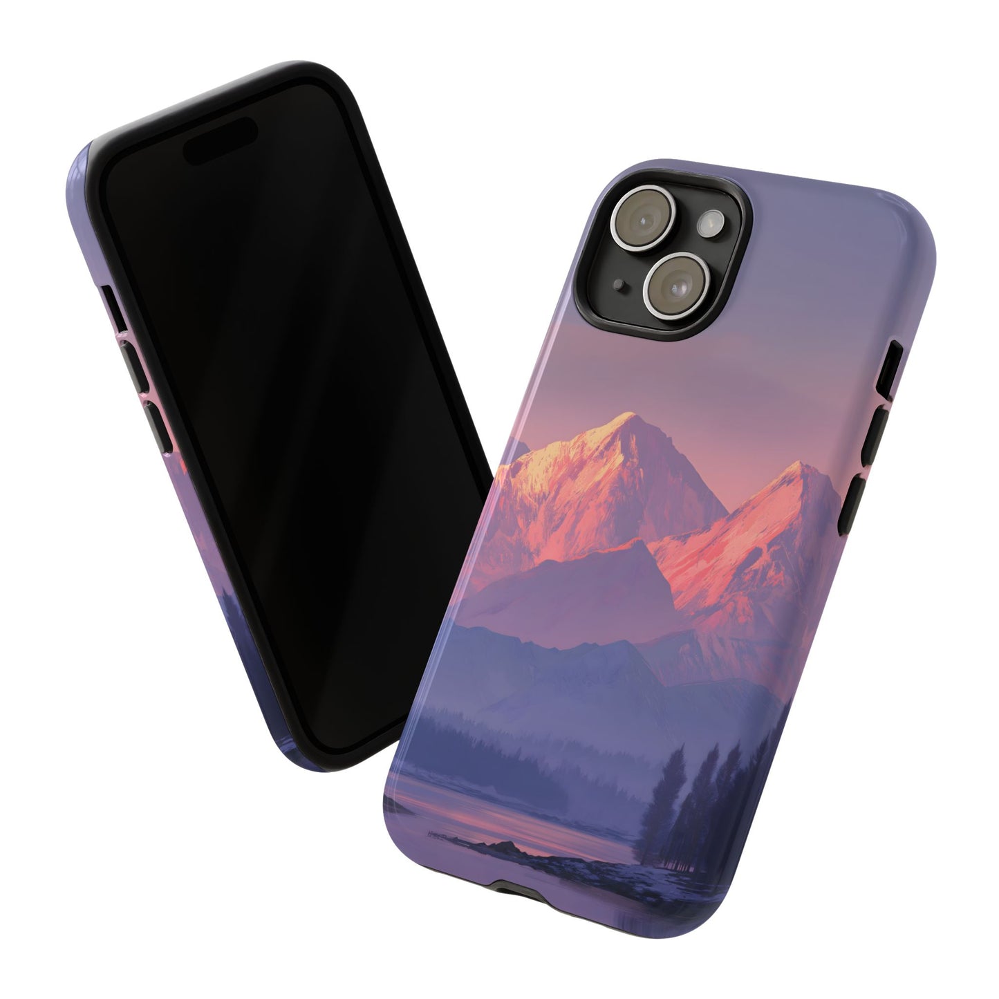 Crimson Peaks – Tough Glossy iPhone Case