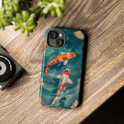 Tranquil Koi Pond – Tough Glossy iPhone Case