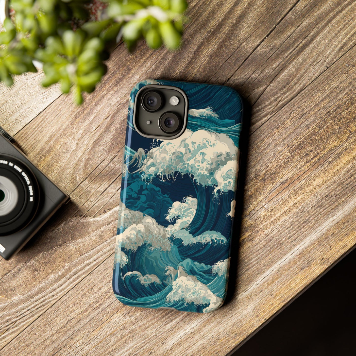 Eternal Waves – Tough Glossy iPhone Case