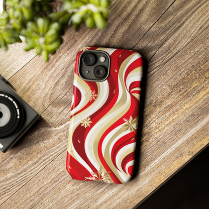 Peppermint Waves – Tough Glossy iPhone Case