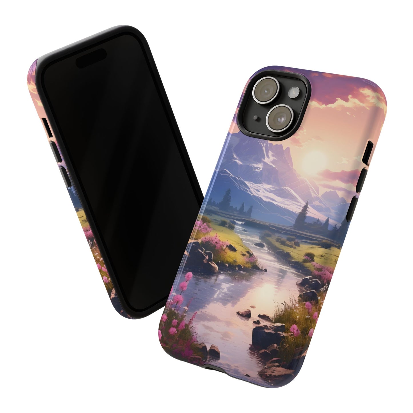Alpine Dawn – Tough Glossy iPhone Case