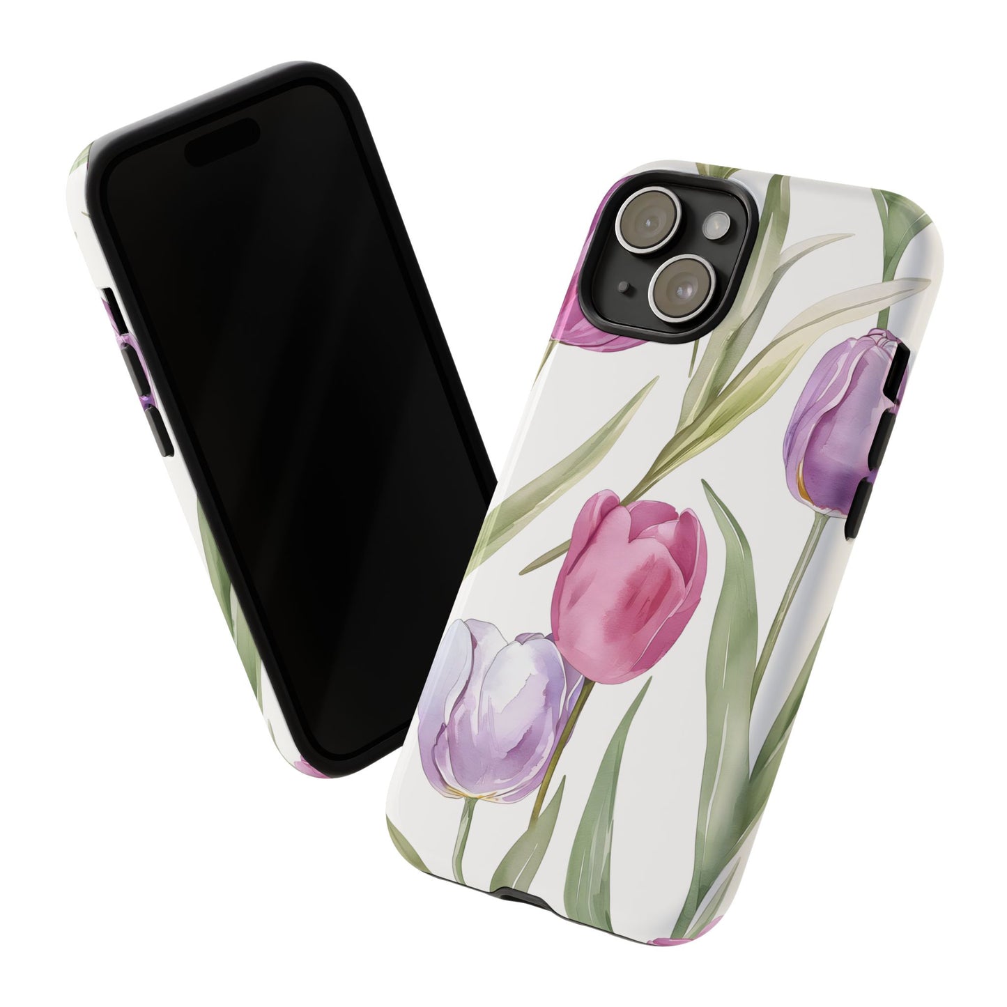 Tulip Serenade – Tough Glossy iPhone Case