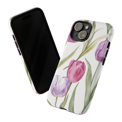 Tulip Serenade – Tough Glossy iPhone Case