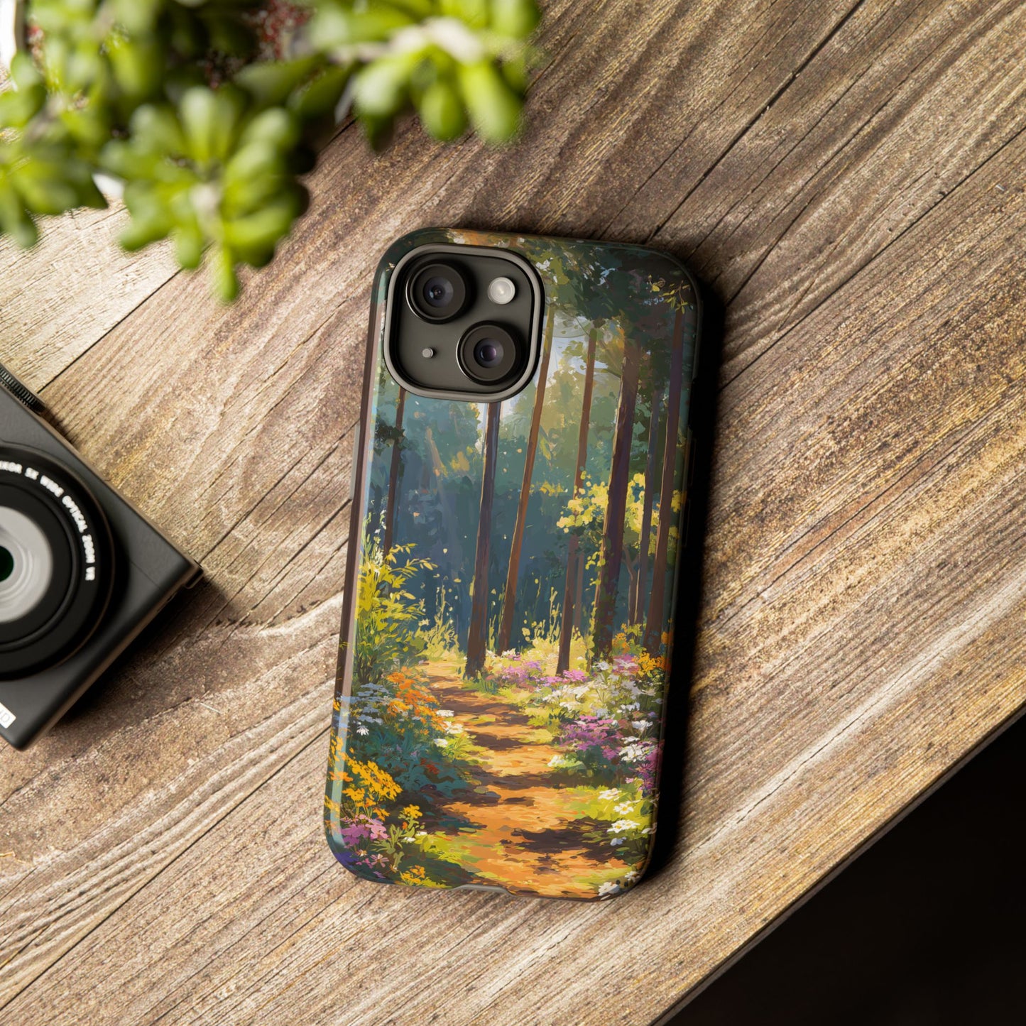 Enchanted Forest Path – Tough Glossy iPhone Case
