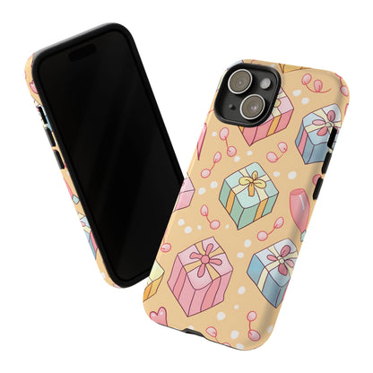 Pastel Gift Delight – Tough Glossy iPhone Case