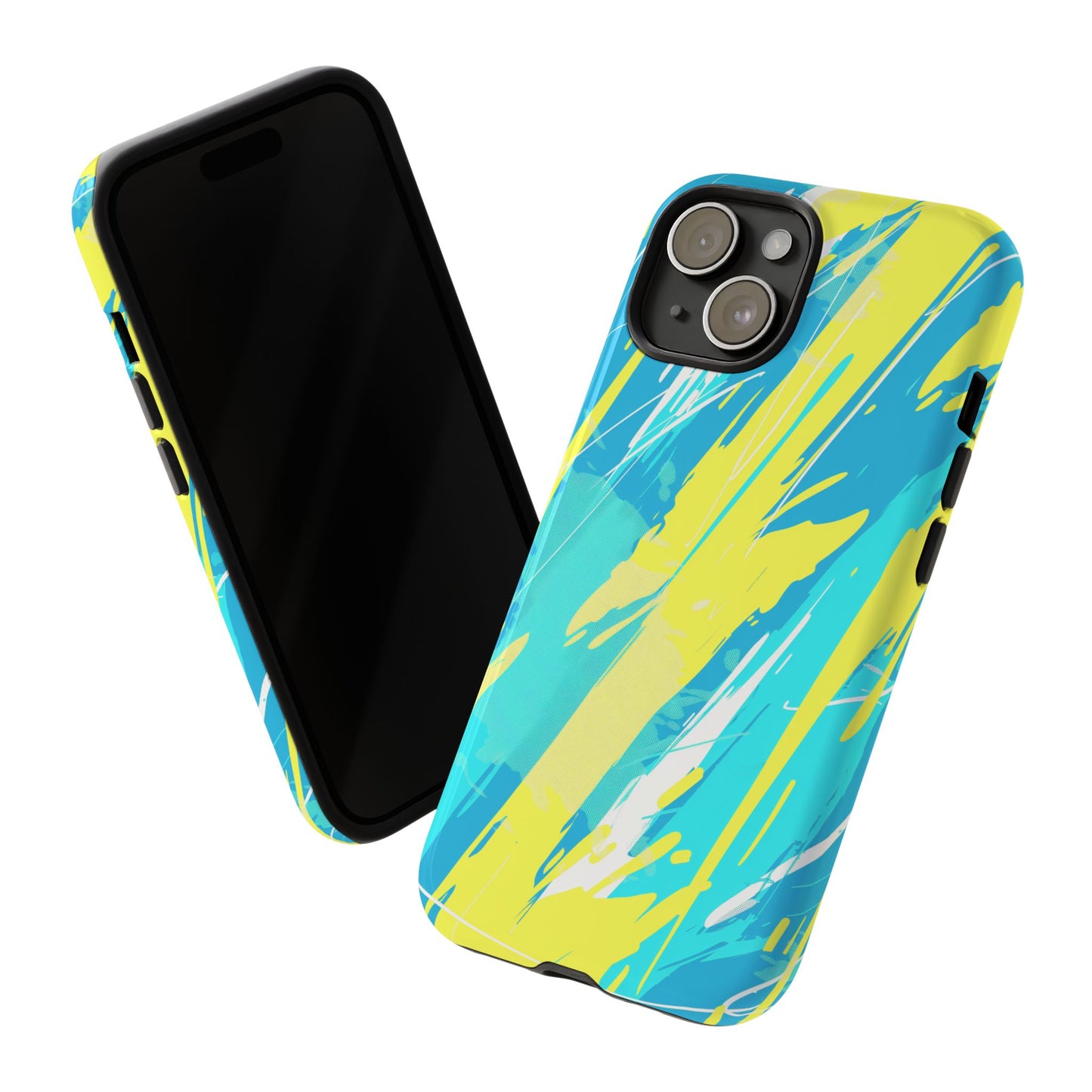 Neon Surge – Tough Glossy iPhone Case