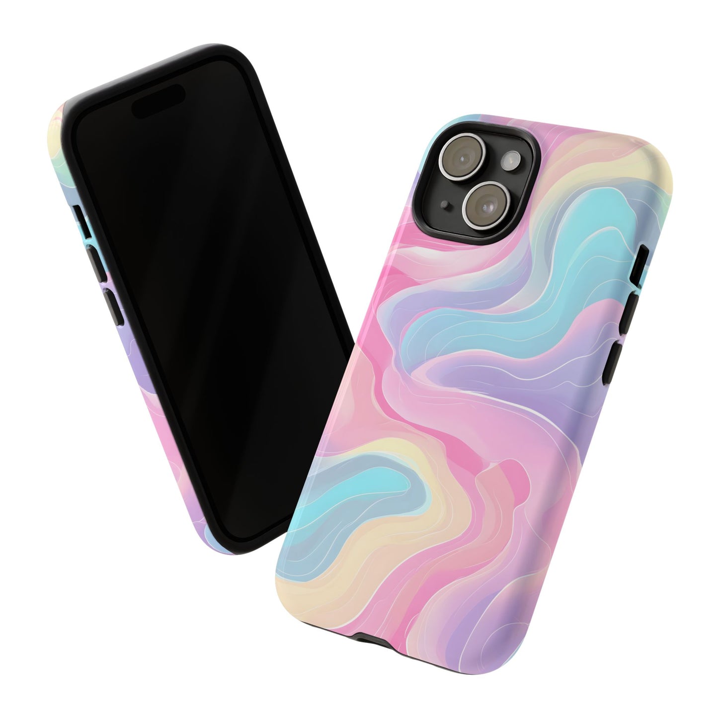Pastel Mirage – Tough Glossy iPhone Case
