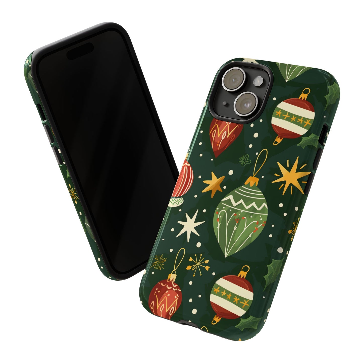 Evergreen Ornament Magic – Tough Glossy iPhone Case