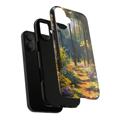 Enchanted Forest Path – Tough Glossy iPhone Case